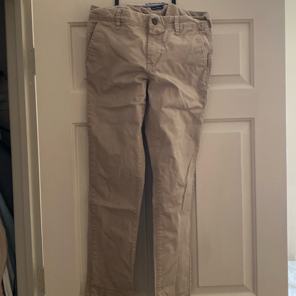 Mens Khaki Aeropostale Slim straight Chinos